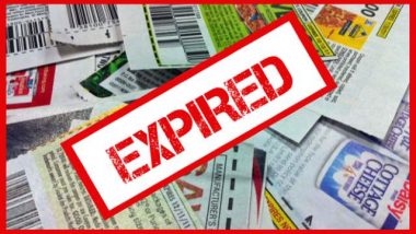 Expired coupons