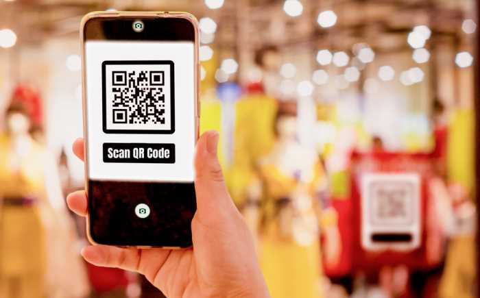 QR Coupon Code on Smartphone